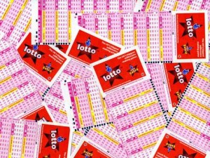 lottery ticket bin