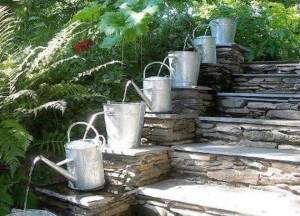 watering can recycling idea