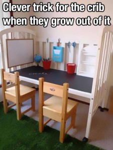 Recycle children's cot idea