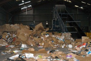 The mum-of-two lost the diamond in a pile of rubbish after it dropped off her wedding ring