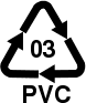 PVC plastic symbol