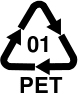 Polyethylene Terephthalate recycle symbol