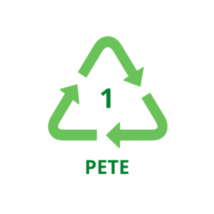 PETE (Polyethylene Terephthalate) recycle logo