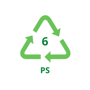 PS (Polystyrene) recycle logo