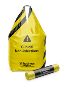 Clinical Non-infectious – Yellow and Black Clinical Waste Bag