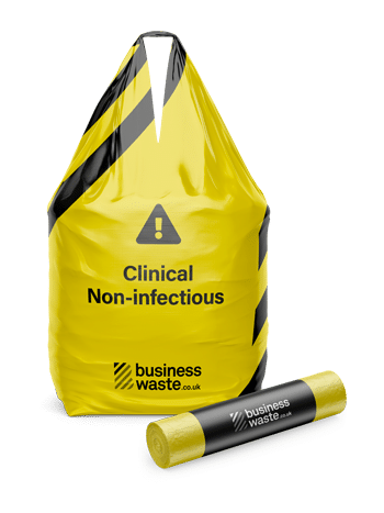 Clinical Non-infectious – Yellow and Black Clinical Waste Bag 