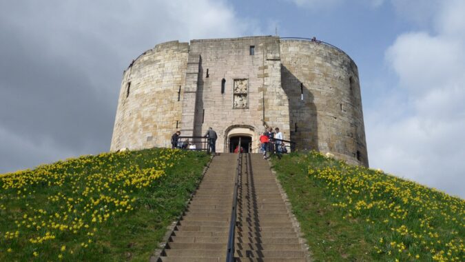 Clifford's Tower in York.