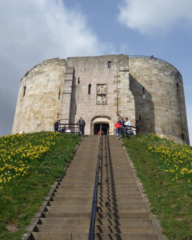 Clifford's Tower in York.