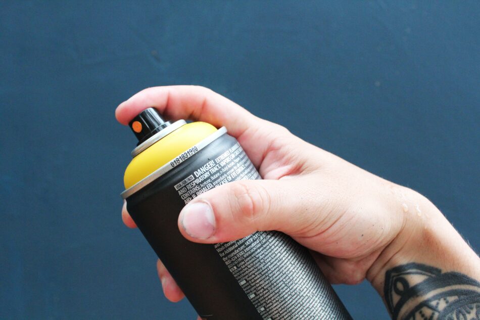 aerosol can.