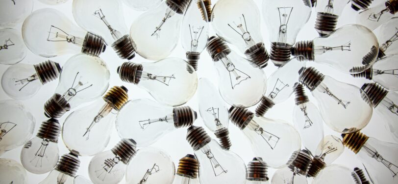 lots of light bulbs.