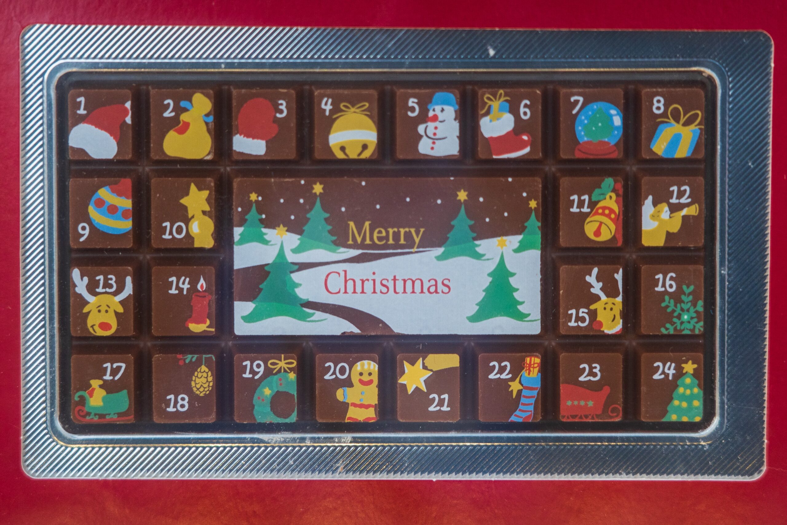 chocolate advent calendar.