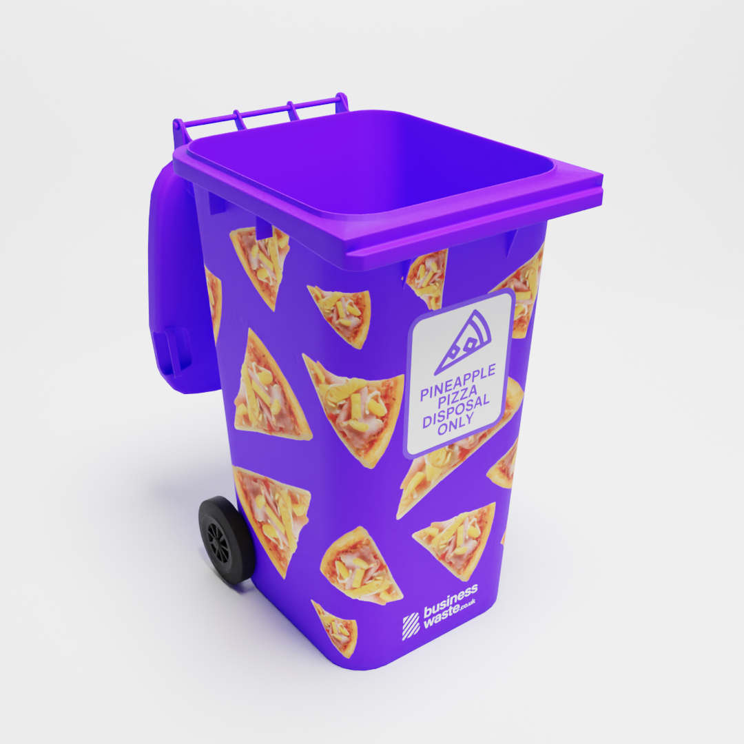 pineapple pizza bin.