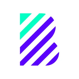 Green and blue business waste logo
