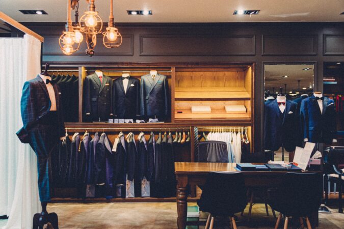 suit shop.