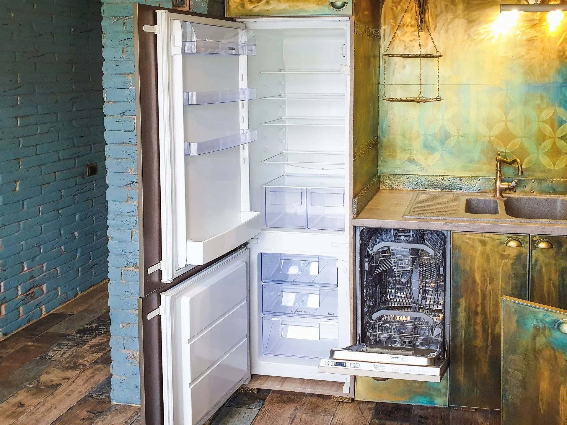 old fridge