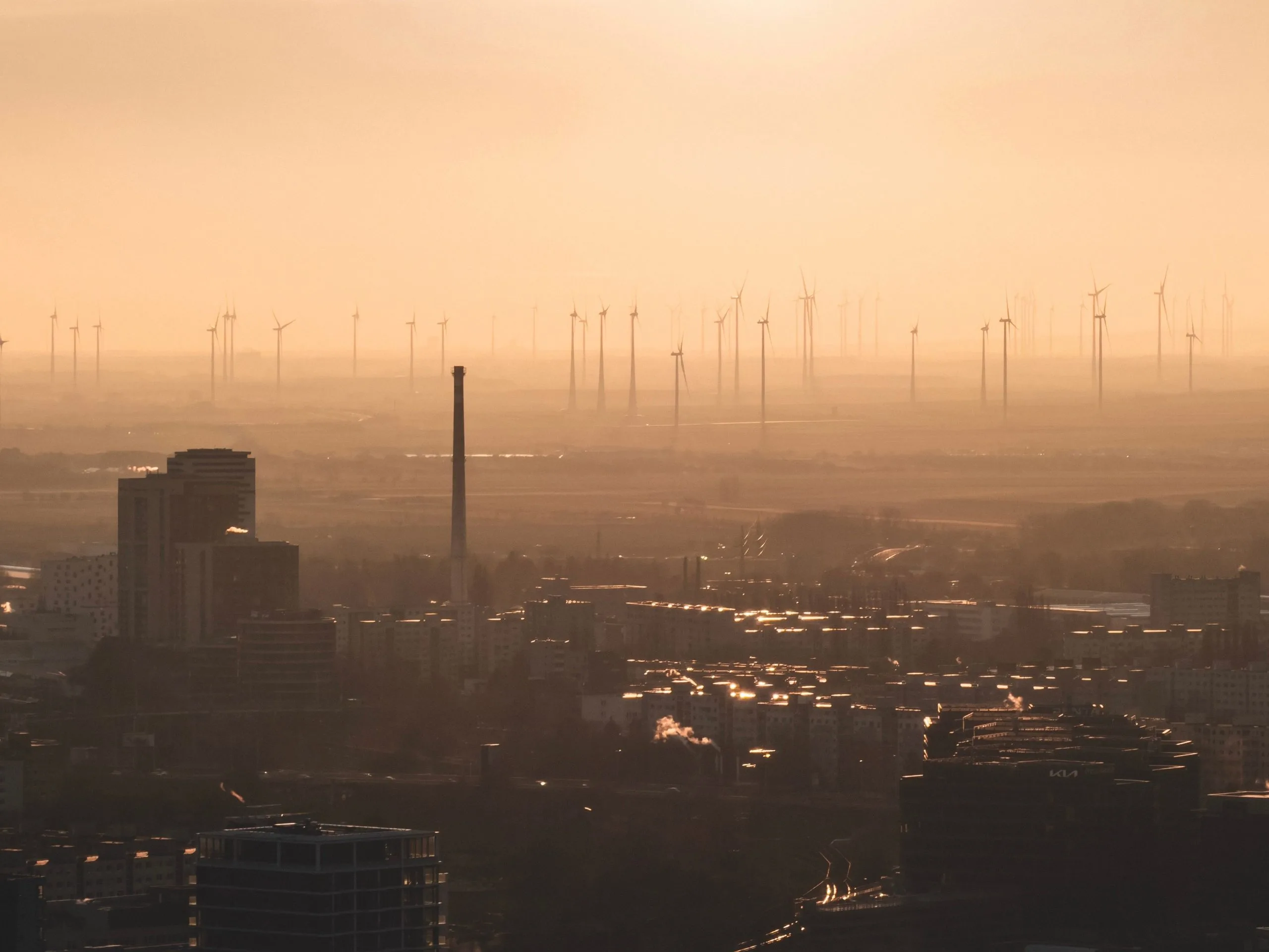 wind turbines