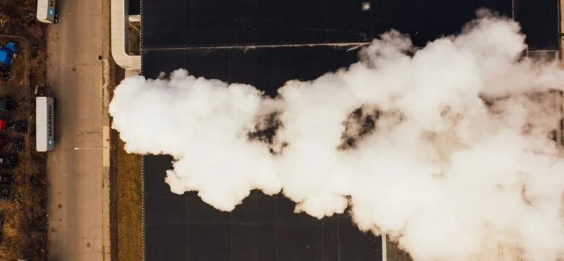 smoke from factory