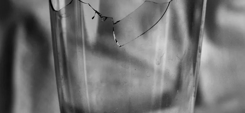 glass shattered