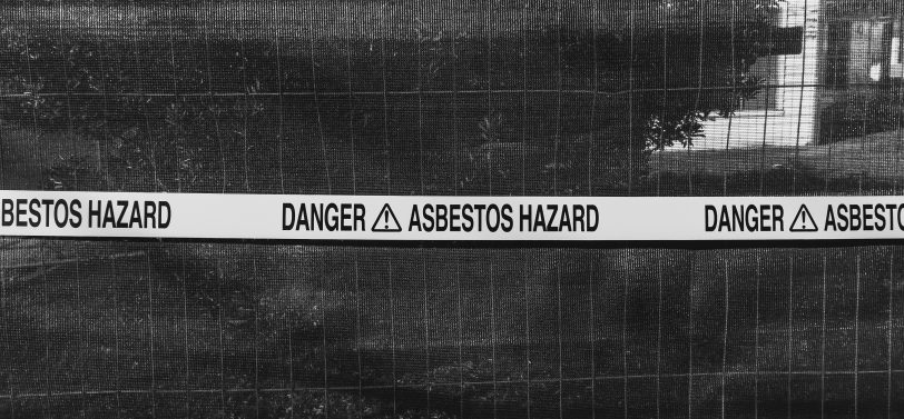 asbestos waste warning tape