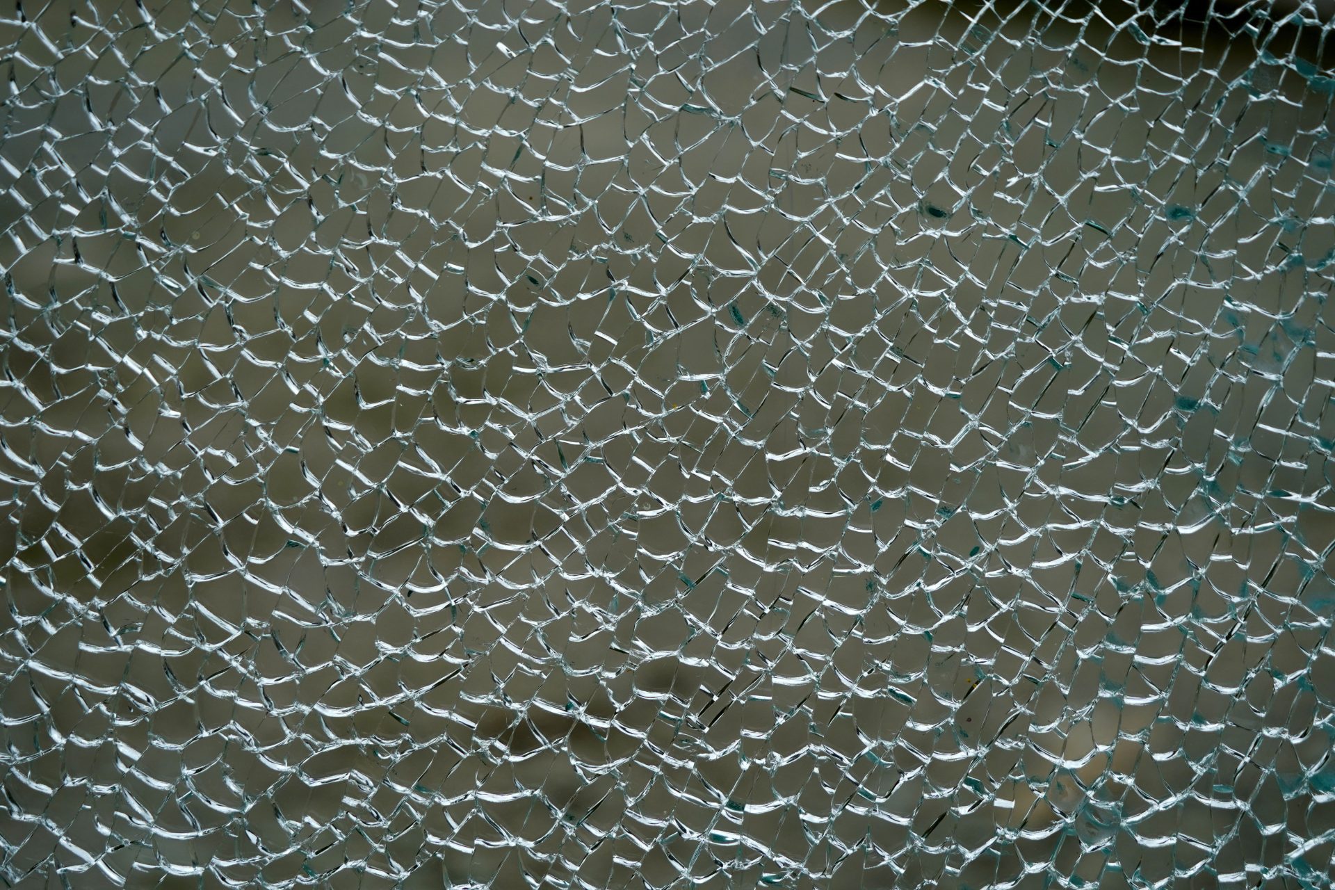 pane of broken glass